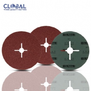 Aluminium oxide fiber discs