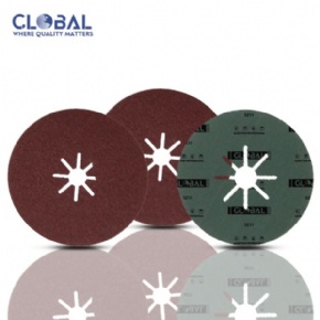 Aluminium oxide fiber discs