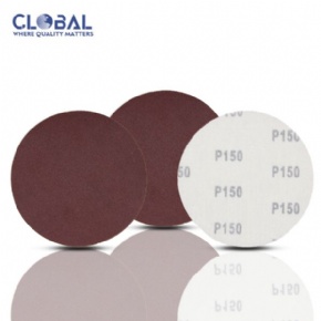 Aluminium oxide velcro discs